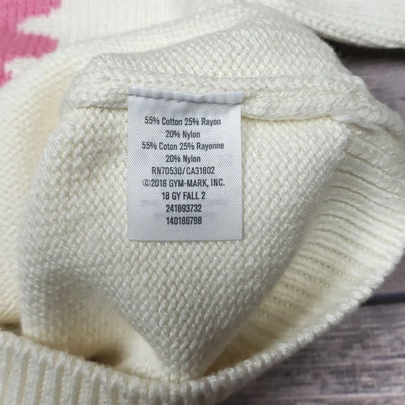 Gymboree Toddler Girls Knit Love Sweater - Picture 12 of 12